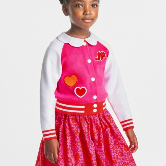 Jacadi Pink Liberty Floral Skirt + Headband. - Picture 2 of 9